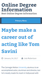 Mobile Screenshot of online-degree-information.com