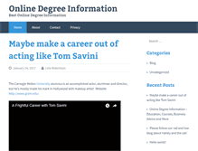 Tablet Screenshot of online-degree-information.com